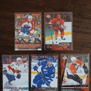 Upper Deck Young Guns Hockey Trading Cards - Multicolor